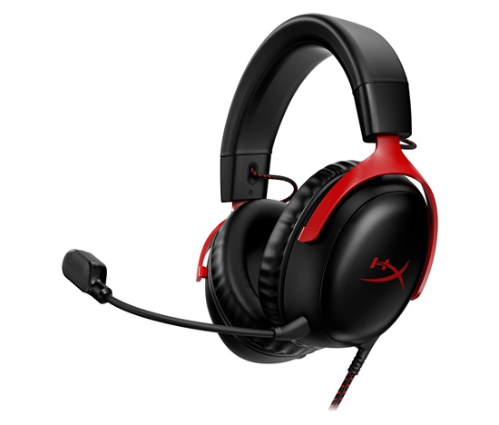 HyperX Cloud III BLK/RED GAM HEADSET - Sluchátka k PC