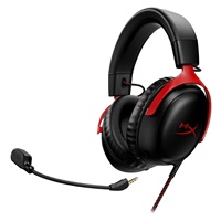 HyperX Cloud III BLK/RED GAM HEADSET - Sluchátka k PC