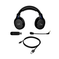 HyperX Cloud Flight - Wireless Gaming Headset (Black-Blue) - PS5-PS4 (HHSF1-GA-BK/G) - Sluchátka pro herní konsole