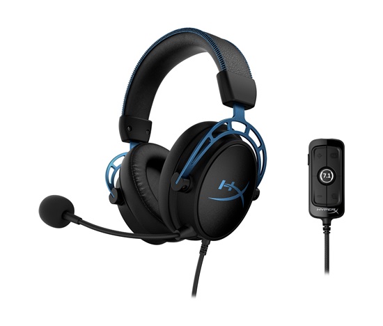 HyperX Cloud Alpha S - Gaming Headset (Black-Blue) (HX-HSCAS-BL/WW) - Sluchátka k PC