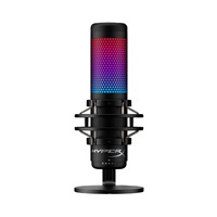 HyperX QuadCast S - USB Microphone (Black-Grey) - RGB Lighting (HMIQ1S-XX-RG/G) - Mikrofon
