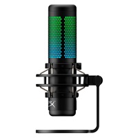 HyperX QuadCast S - USB Microphone (Black-Grey) - RGB Lighting (HMIQ1S-XX-RG/G) - Mikrofon