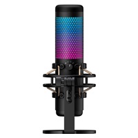 HyperX QuadCast S - USB Microphone (Black-Grey) - RGB Lighting (HMIQ1S-XX-RG/G) - Mikrofon