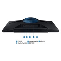 SAMSUNG MT LED LCD Gaming Monitor 24" Odyssey G30D - 1920x1080, VA, 180Hz, Pivot, 95% sRGB, 16,7 mil barev