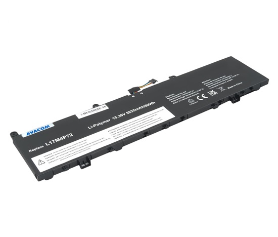 AVACOM náhradní baterie Lenovo ThinkPad P1 Gen.1, Gen2. Li-Pol 15,36V 5235mAh 80Wh