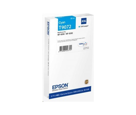 EPSON Ink bar WorkForce-WF-6xxx Ink Cartridge Cyan XXL 69 ml