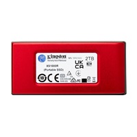 Kingston Externí SSD 2TB XS1000, USB 3.2, červená