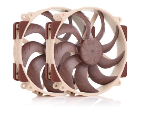 NOCTUA Ventilátory NF-A14x25r G2 PWM, Set 2 Ventilátorů, 140x140x25, PWM