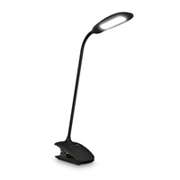 CONNECT IT Stolní LED lampa CLIP s klipem, černá