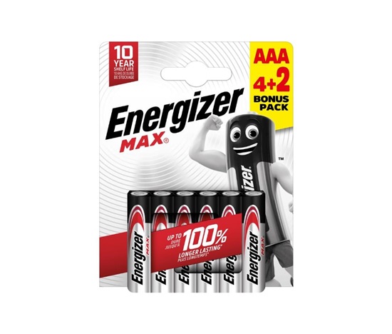 Energizer LR03/6 Max AAA 4+2 zdarma