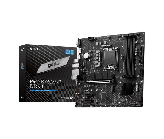 BAZAR - MSI MB Sc LGA1700 PRO B760M-P DDR4, Intel B760, 4xDDR4, 1xDP, 1xHDMI, 1xVGA, mATX - Po opravě (Bez příšlušenství