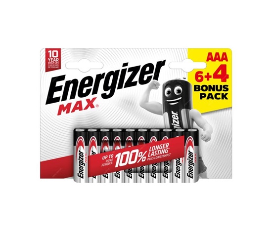 Energizer LR03/10 Max AAA 6+4 zdarma