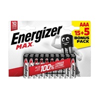 Energizer LR03/20 Max AAA 15+5 zdarma