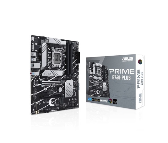 BAZAR - ASUS MB Sc LGA1700 PRIME B760-PLUS, Intel B760, 4xDDR5, 1xDP, 1xHDMI, 1xVGA, ATX, (Bez příslušenství)