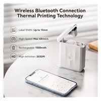 Niimbot Tiskárna štítků D110-M Smart, bílá + role štítků 160 ks