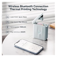 Niimbot Tiskárna štítků D110-M Smart, modrá + role štítků 160 ks