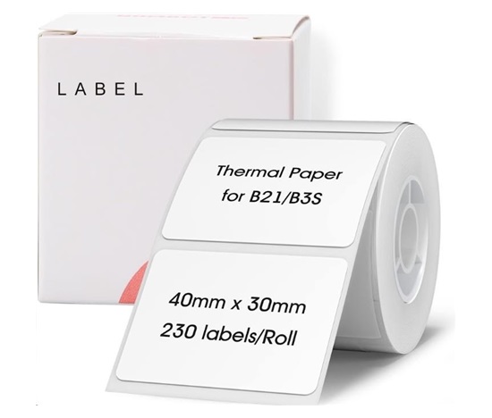 Niimbot štítky R 40x20mm 320ks Bílé pro B21, B21S, B3, B1S