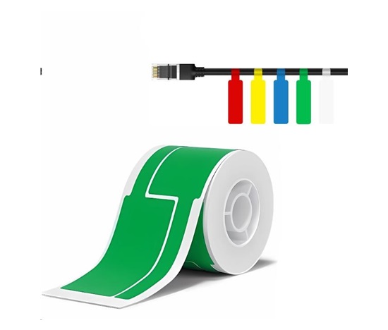 Niimbot štítky na kabely T 25x76mm 200ks Zelené pro B21, B21S, B3, B1S