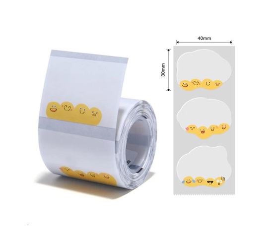 Niimbot štítky T 41x31mm 220ks Emoji pro B21, B21S, B3, B1S