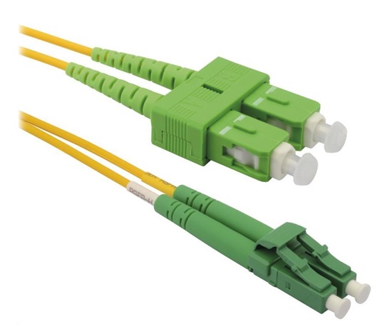 XtendLan Patch kabel, optický, LC-SC, APC/APC, 9/125µm, singlemode, duplex, 1m