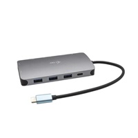 i-tec USB-C Metal Nano Dock HDMI/VGA with LAN + Power Delivery 100W + Charger 100W (bundle)