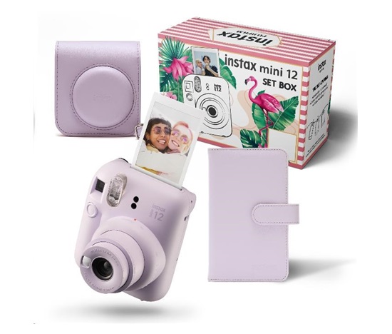 Fujifilm MINI 12 Big bundle fialový