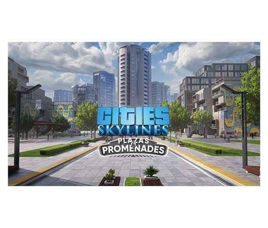 Cities: Skylines - Plazas & Promenades (PC) klíč Steam