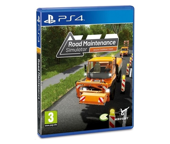 PS4 hra Road Maintenance Simulator
