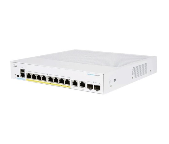 BAZAR - Cisco switch CBS350-8P-2G-EU - REFRESH - po opravě