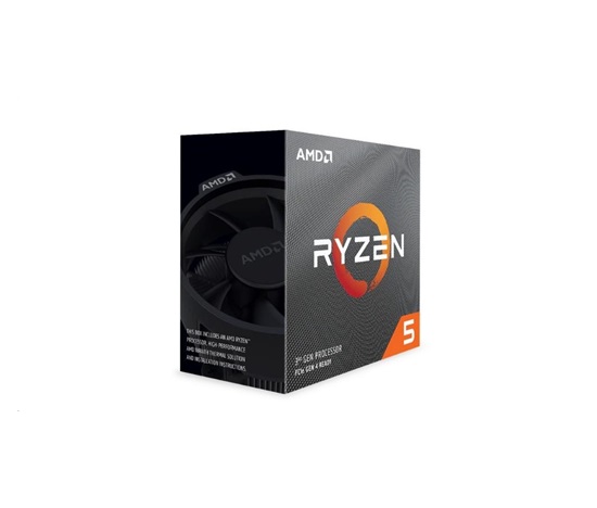 CPU AMD RYZEN 5 3600, 6-core, 3.6 GHz (4.2 GHz Turbo), 35MB cache (3+32), 65W, socket AM4, Wraith Stealth Cooler