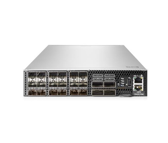 HPE 25GbE 18SFP28 4QSFP28 Power to Connector Airflow Half Width Switch SN2010M with NVIDIA Cumulus