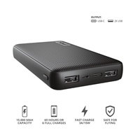 BAZAR - TRUST powerbanka Primo Powerbank 15000 mAh ECO