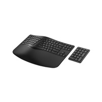 HP 960 Black Ergonomic Wireless Keyboard - bezdrátová ergonomická klávesnice CZ/SK