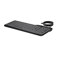 HP 400 Backlit Wired Keyboard - drátová podsvícená klávesnice CZ/SK