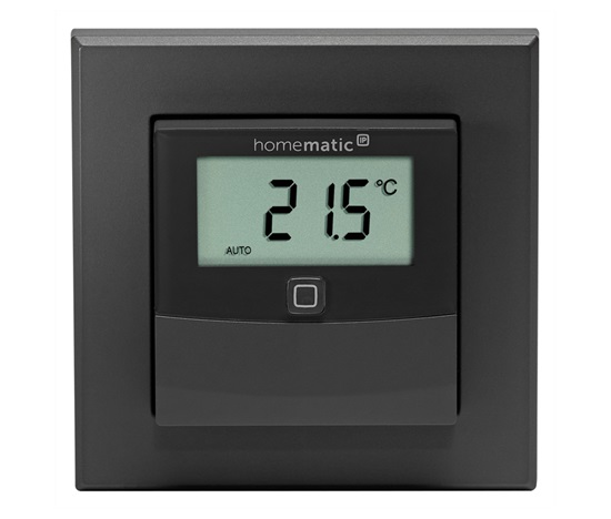 Homematic IP  Senzor teploty a vlhkosti s displejem - vnitřní, antracit - HmIP-STHD-A