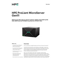 HPE PL MicroServer Gen11 E-2434 (3.4/4C) 1x32G 2x4TB SATA 4LFF/SFF-NHP VROC 4p1G iLoPort (P65741) NBD111 Smart Choice