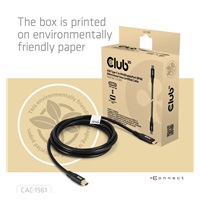 Club3D Kabel USB-C na MiniDisplayPort 2.1, 8K30Hz, DSC1.2, UHBR10, 2m