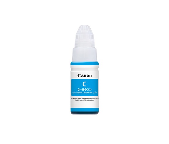 BAZAR-Canon Cartridge GI-490 azurová proPIXMA G1400, G1410, G2400, G2410, G3400, G3410, G4400, G4410 (7 000 str.) - expi