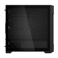 GIGABYTE case GB-C102G, Mid Tower, 2x USB3.0, Průhledná bočnice, 2x 120mm Fan, černá