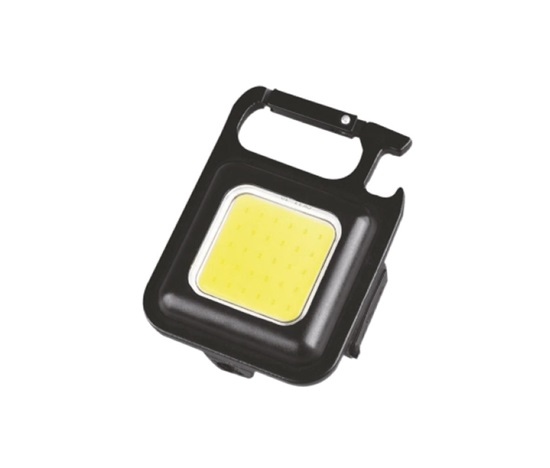 HM Müllner UL6 6W LED COB mini nabíjecí svítilna přívěšek s otvírákem