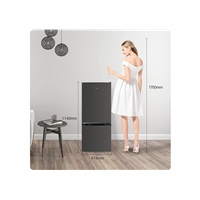 CHiQ CBM117L42 + 12 let záruka na kompresor, kombi, mrazák dole, 117l (L 87l, M 30l), LowFrost, tm. Metal.