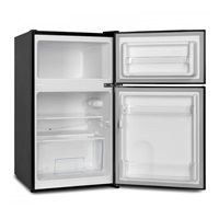 CHiQ kombi, mrazák nahoře, 86l (L 61l, M 25l), LowFrost, tm. metal. + 12 let záruka na kompresor (bez registrace)