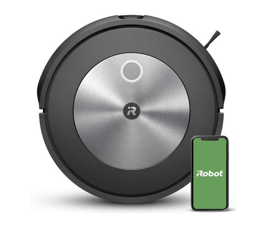 iRobot Roomba Combo j5 robotický vysavač s mopem, vSLAM navigace, AeroForce filtr, aplikace iRobot Home, černá