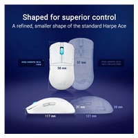 ASUS Herní myš ROG Harpe Ace Mini, Bezdrátová BT, RF 2.4GHz, bílá
