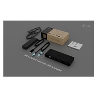 i-tec Universal Dual 4K Display Docking Station, Power Delivery 85W + i-tec USB-C Charger 100W