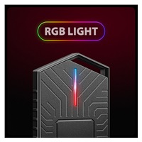 AXAGON EEM2-GAM, USB-C 10Gbps - NVMe & SATA SSD GAME M.2 box, bezšroubkový