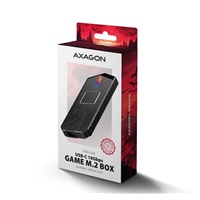AXAGON EEM2-GAM, USB-C 10Gbps - NVMe & SATA SSD GAME M.2 box, bezšroubkový
