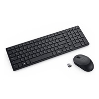 DELL Silent Keyboard and Mouse - KM555 - US International (QWERTY)