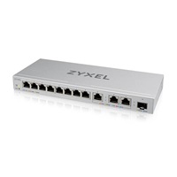 Zyxel XGS1250-12 v2, 12-Port Gigabit webmanaged Desktop Switch with 8 port 1G + 3-Port MultiGig 1/2.5/5/10G + 1-Port SFP