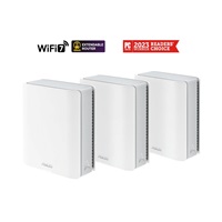 ASUS ZenWifi BT10 3-pack, WiFi7 Extendable Router, AiMesh, 2x WAN/LAN, 1x LAN, 1x 3.0